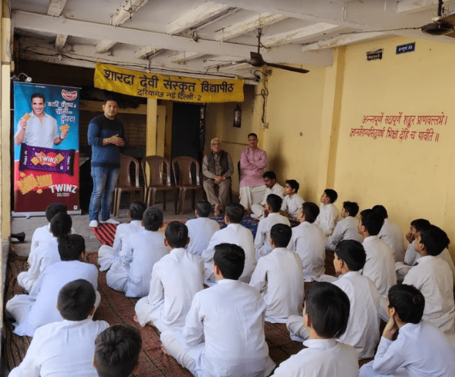 Right To Education – A CSR activity at Sharda Devi Sanskrit Vidyapeeth