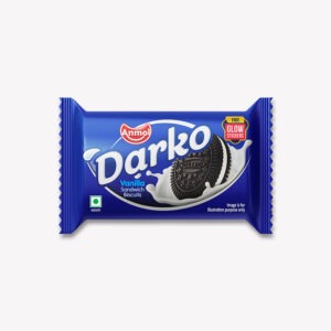 Anmol Darko Vanilla Cream Biscuit – Dark Cocoa Biscuit with Vanilla Filling